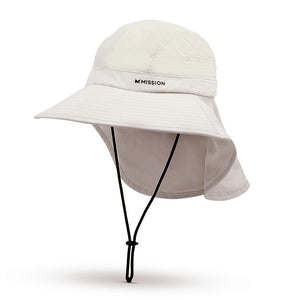 MISSION Cooling UPF Sun Defender Hat - Men's and Women's Sun Hat for Hiking, Golfing & Fishing - Sweat & Water Activated Technology (Glacier Grey)