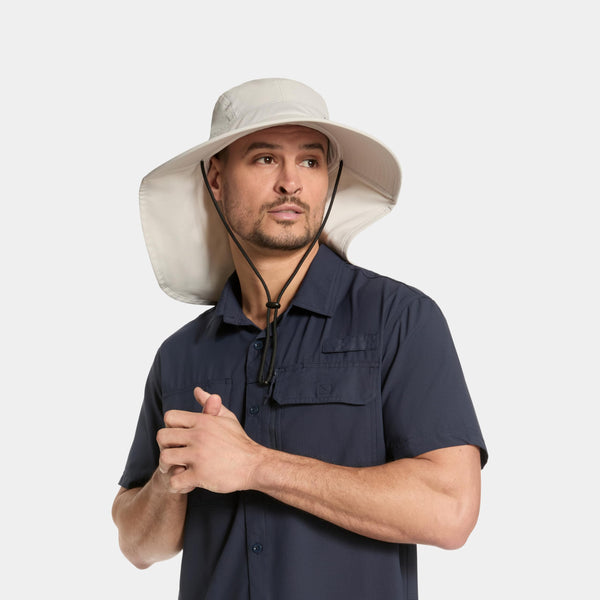 MISSION Cooling UPF Sun Defender Hat - Men's and Women's Sun Hat for Hiking, Golfing & Fishing - Sweat & Water Activated Technology (Glacier Grey)