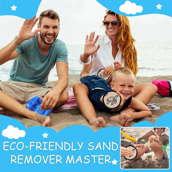 Beach Sand Remover Sand Eraser Brush Wipe Mitt Family Kids Women 2025 Summer Beach Vacation Essentials Hawaii Honeymoon Accessories European Costa Rica Bahamas Trip Must Haves Alaska Cruise Ship Gear