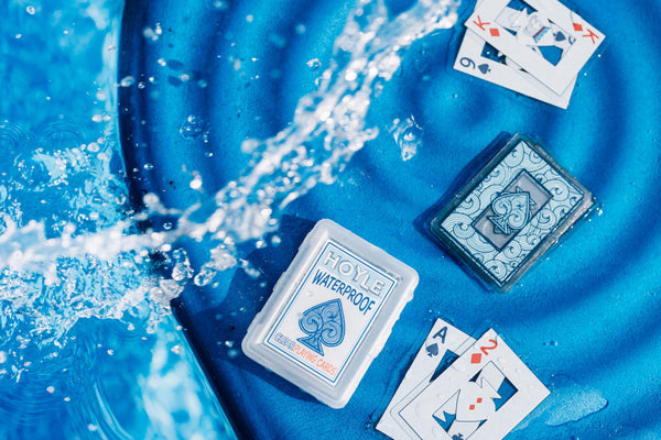 Hoyle Waterproof Playing Cards, Clear, 1 Deck