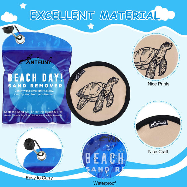 Beach Sand Remover Sand Eraser Brush Wipe Mitt Family Kids Women 2025 Summer Beach Vacation Essentials Hawaii Honeymoon Accessories European Costa Rica Bahamas Trip Must Haves Alaska Cruise Ship Gear