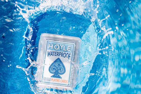 Hoyle Waterproof Playing Cards, Clear, 1 Deck
